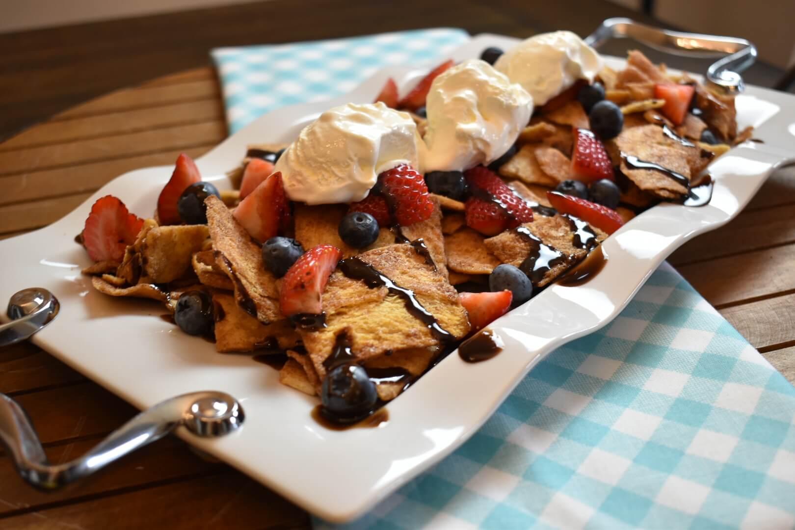 Gameday Dessert Nachos Recipe From Wish Farms Florida Berry Grower