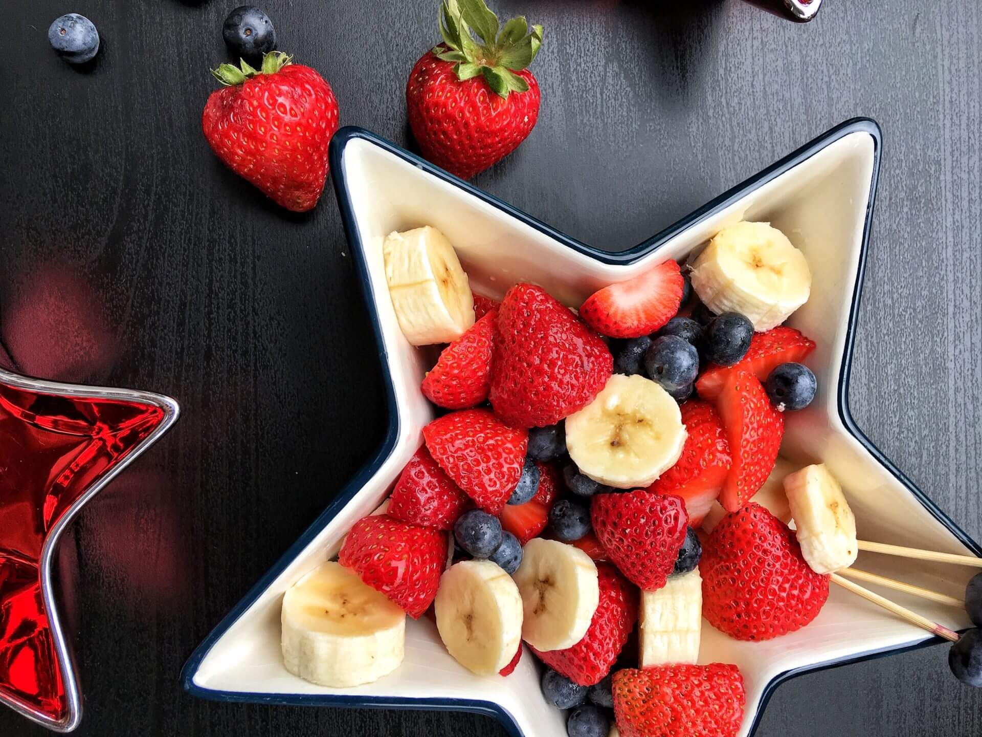 Uncle Sam's Fruit Salad 4th of July recipe