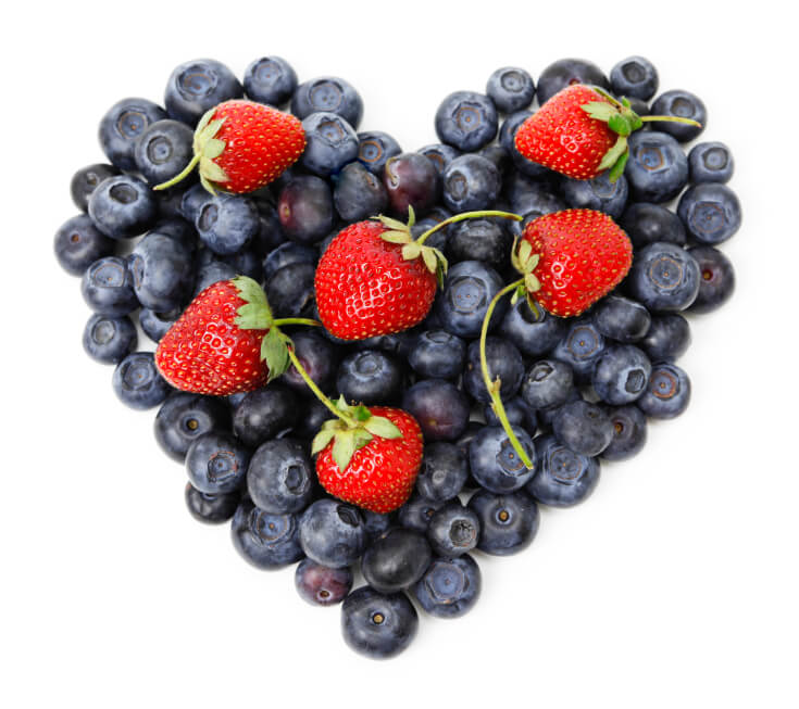 @wishfarms #hearthealthy #strawberries and #blueberries