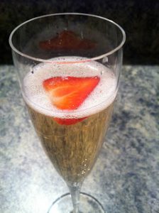 @wishfarms Strawberry & champage a perfect pair