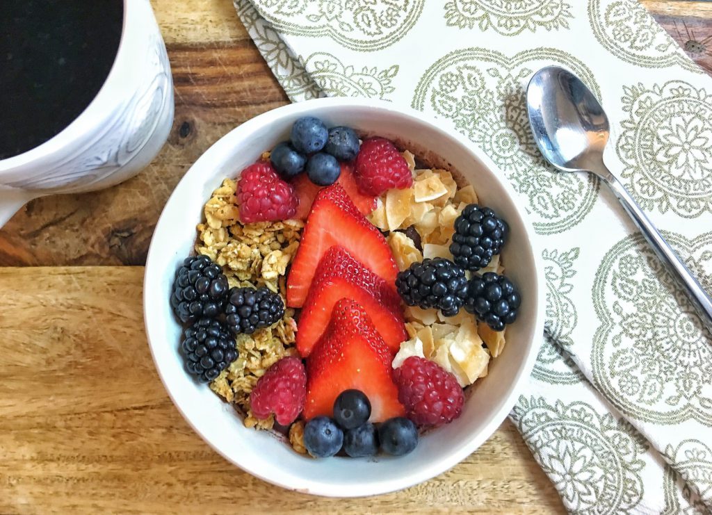 Four Berry Acai Bowl Healthy Recipe