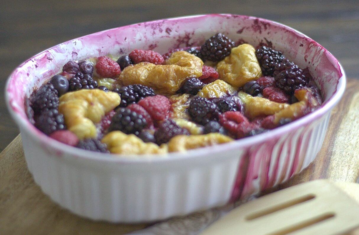 Berry Bread Pudding