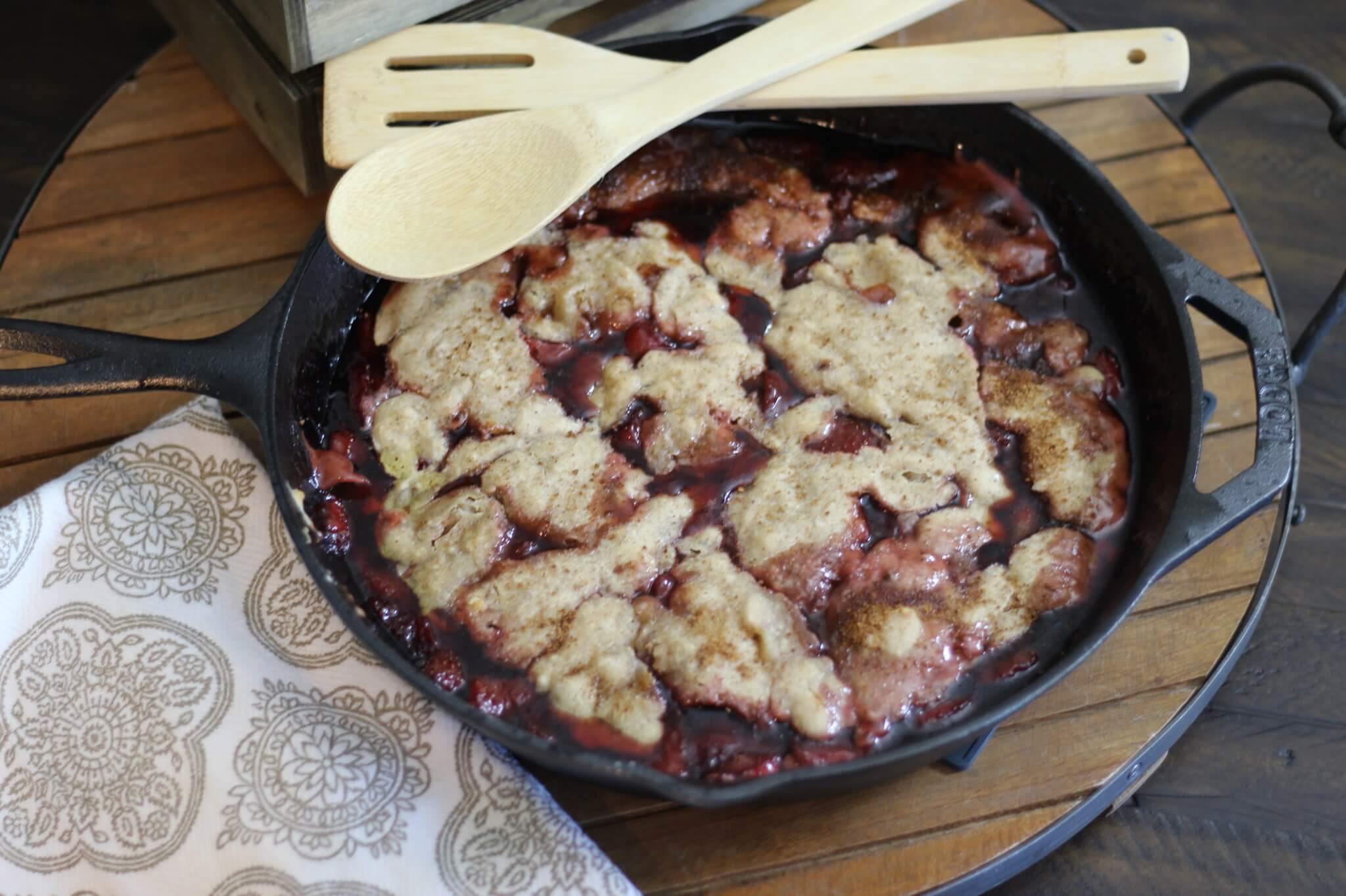 strawberry cobbler