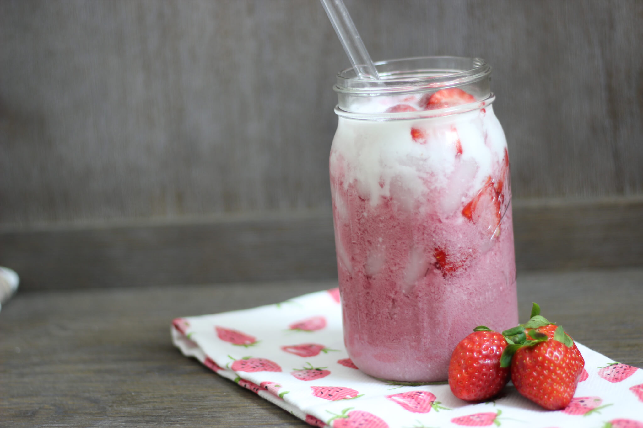 Strawberry Pink Drink Wish Farms Valentines Recipe