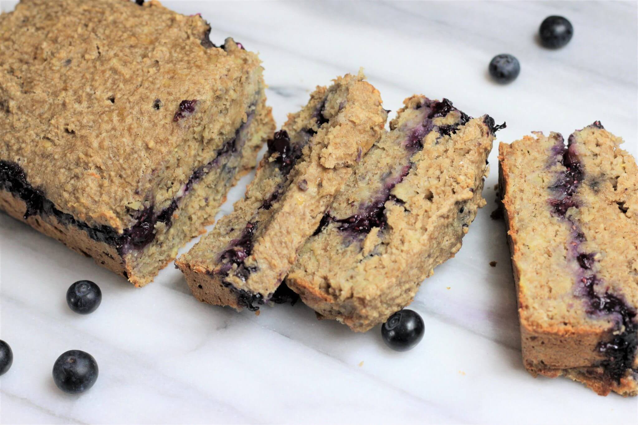 Stuffed Blueberry Banana Bread