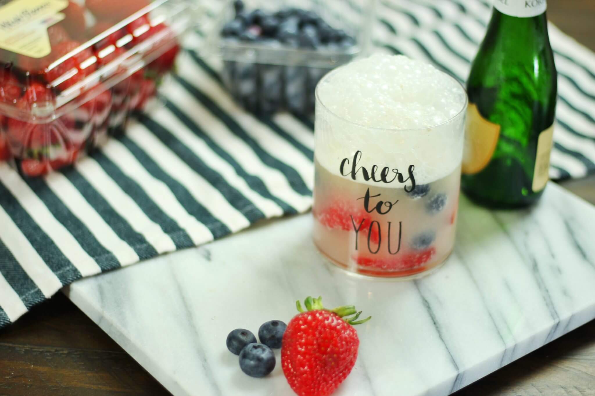 sparkling cream spritzer