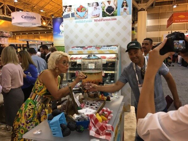 Food Network Star Emily Ellyn Trying Wish Farms Raspberries