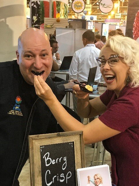 Wish Farms Taste Testing Chef Justin Timineri and Emily Ellyn