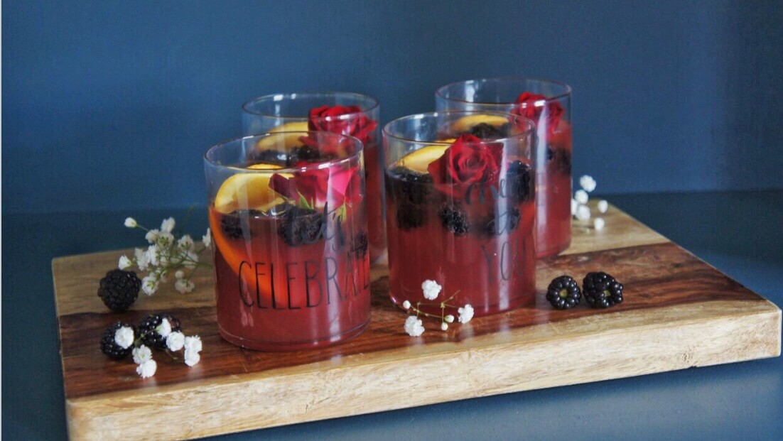 Blackberry Rum Punch