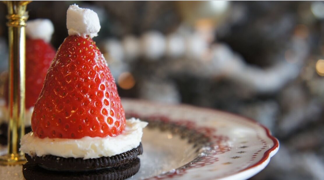 Strawberry Santa Hats