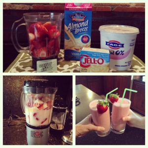 @wishfarms strawberries and cream smoothie