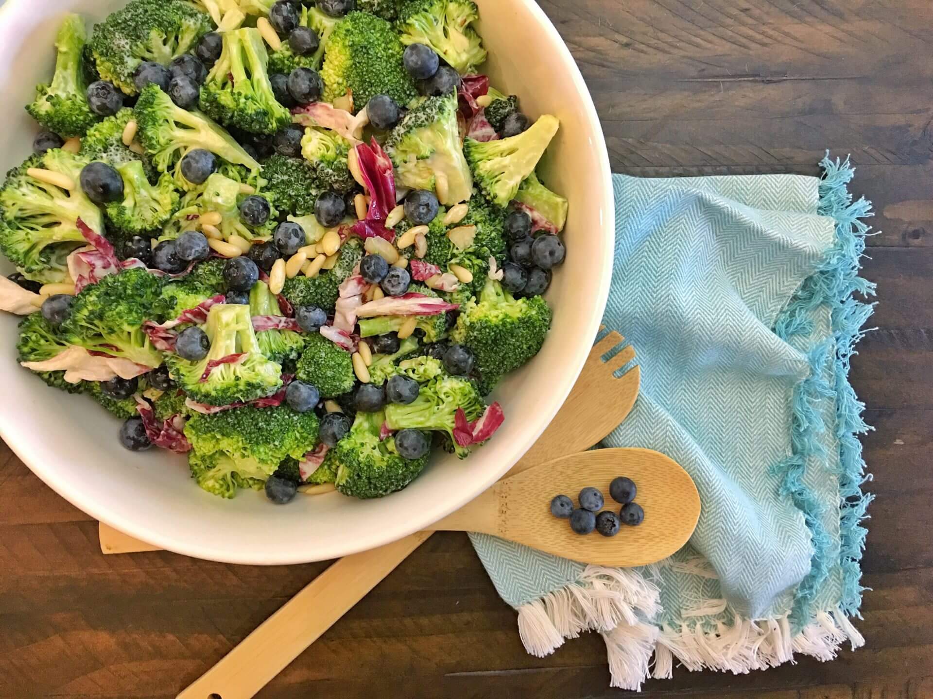 Wish Farms Healthy Blueberry Broccoli Salad