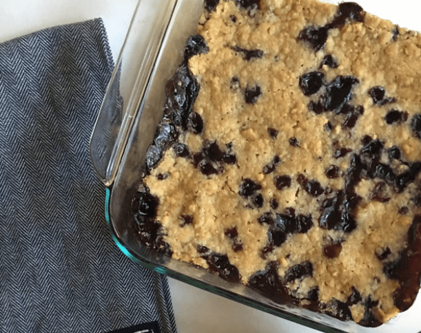 Blueberry Peach Crumble Bake Wish Farms