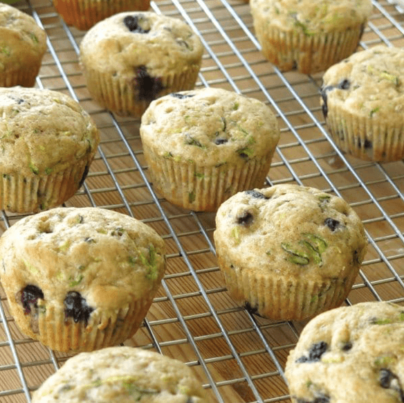 Zucchini Blueberry Muffins Recipe