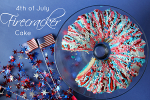 Firecracker Cake #4thofJuly #wishfarms #bakerette Firecracker Cake #4thofJuly #wishfarms #bakerette