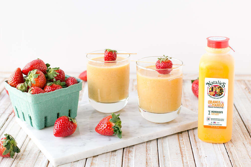 Healthy Strawberry Orange Mango Smoothie