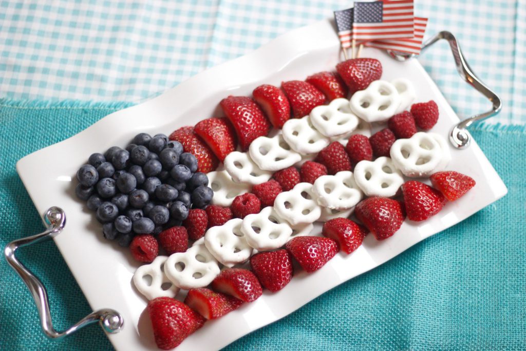 4th of July Berry Display Flag