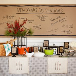 New Years Resolution Banner New Years Resolution Banner