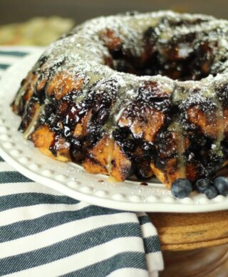Blueberry Pumpkin Monkey Bread