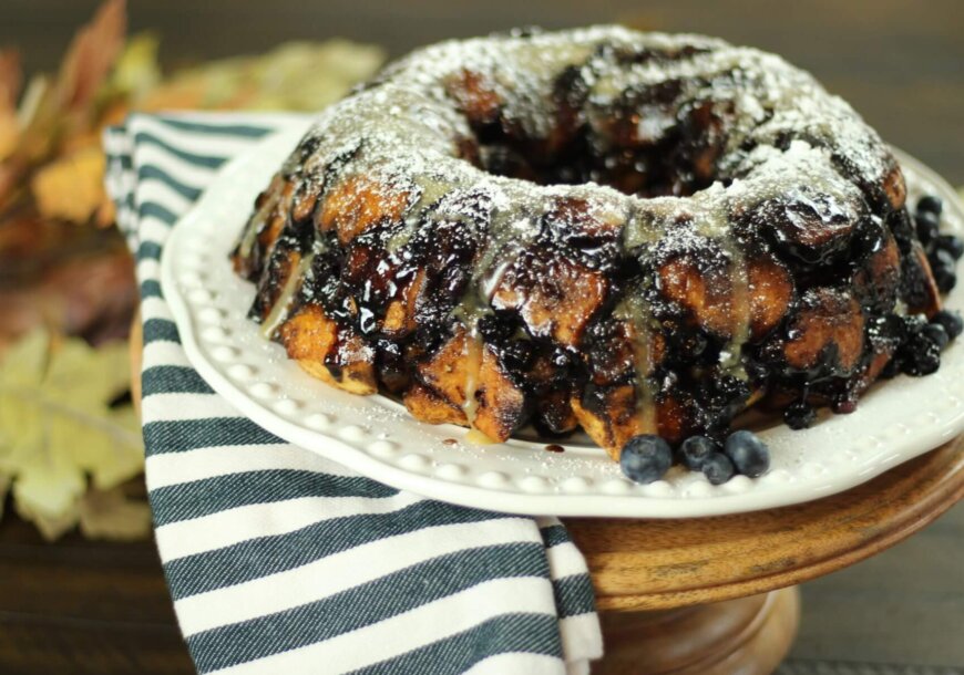 Blueberry Pumpkin Monkey Bread
