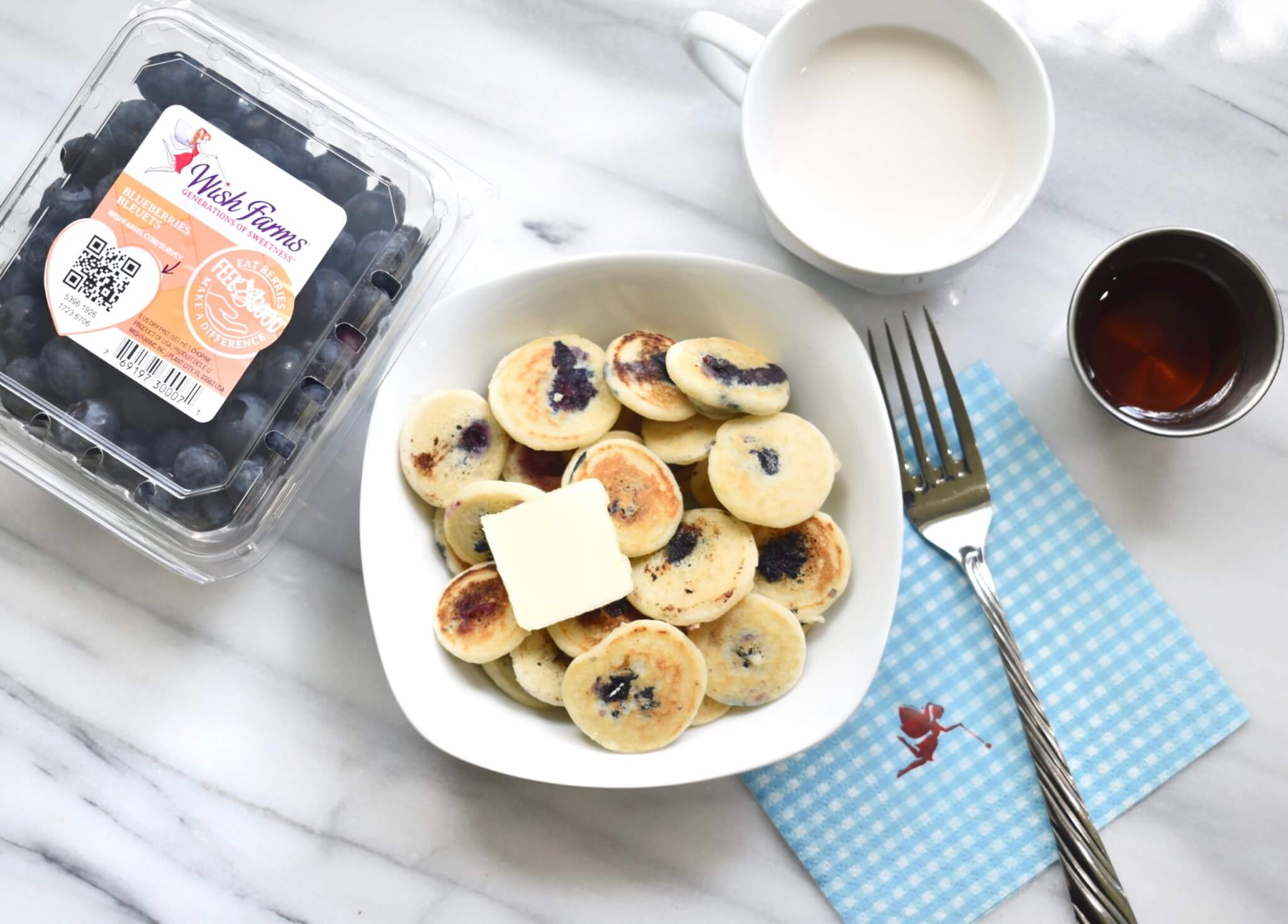 blueberry mini pancake cereal recipe