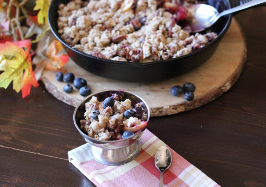 Apple Blueberry Pecan Crisp