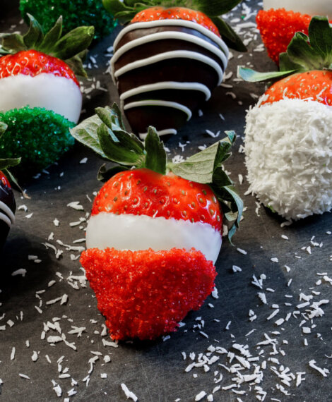 Holiday Dipped Berries