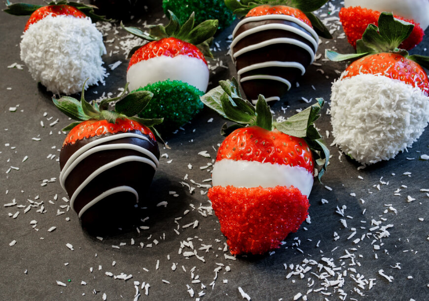 Holiday Dipped Berries