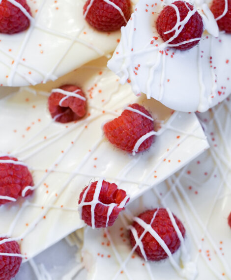 Raspberry White Chocolate Bark