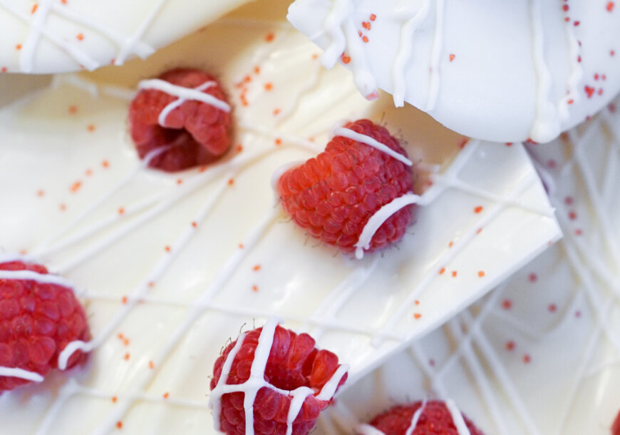 Raspberry White Chocolate Bark