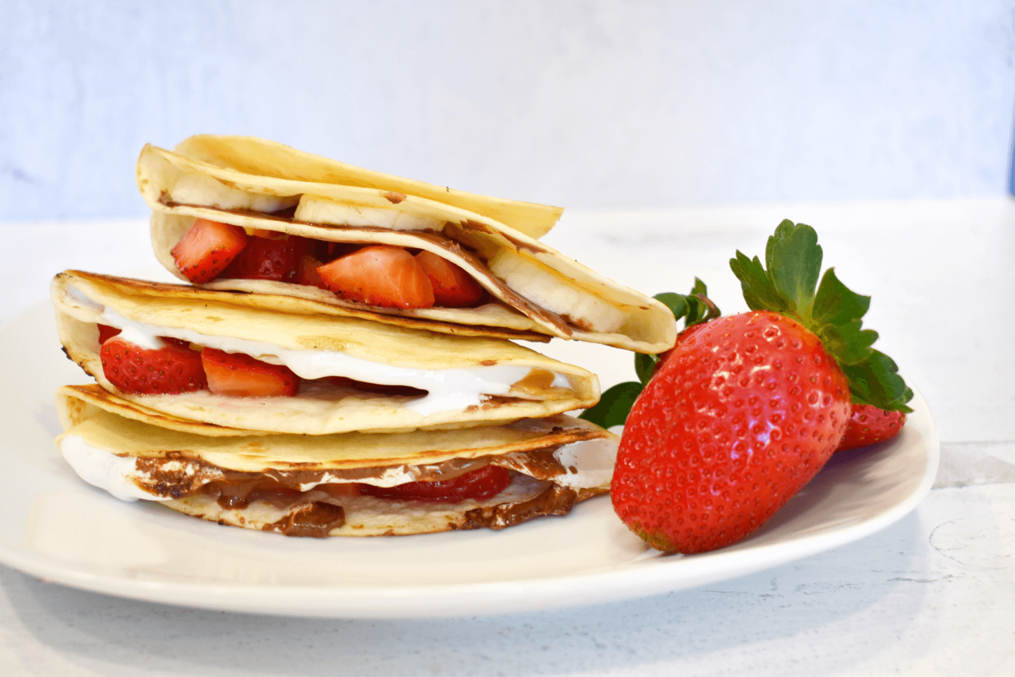 Sweet Strawberry Quesadillas Three Ways Wish Farms Strawberry Recipes