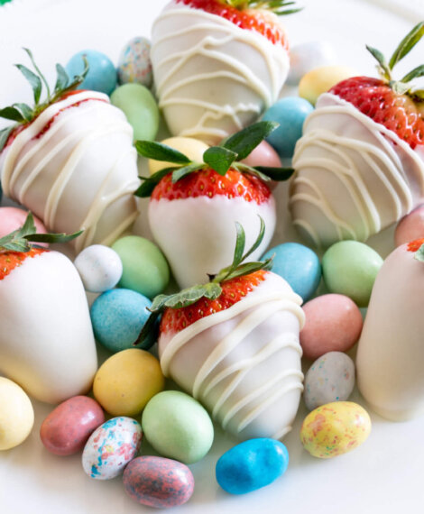 Easter Dipped Berries