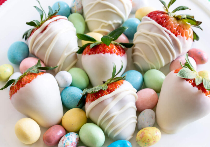 Easter Dipped Berries