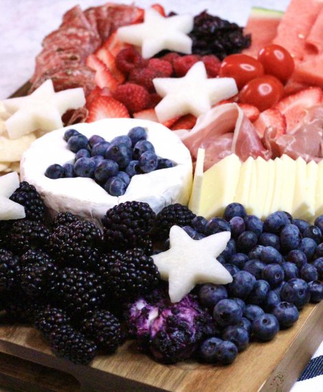 Red, White & Blue Charcuterie Board