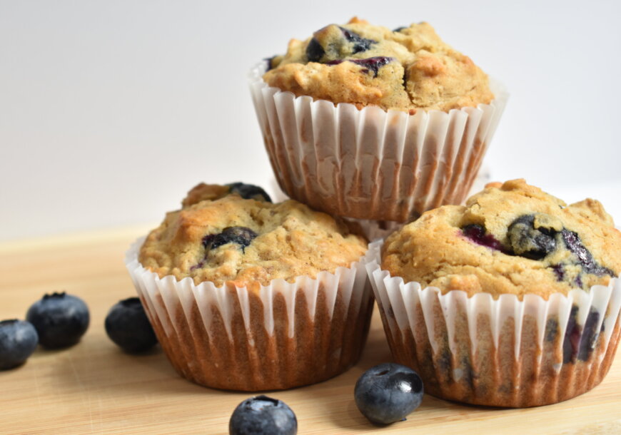 Blueberry Oatmeal Muffins