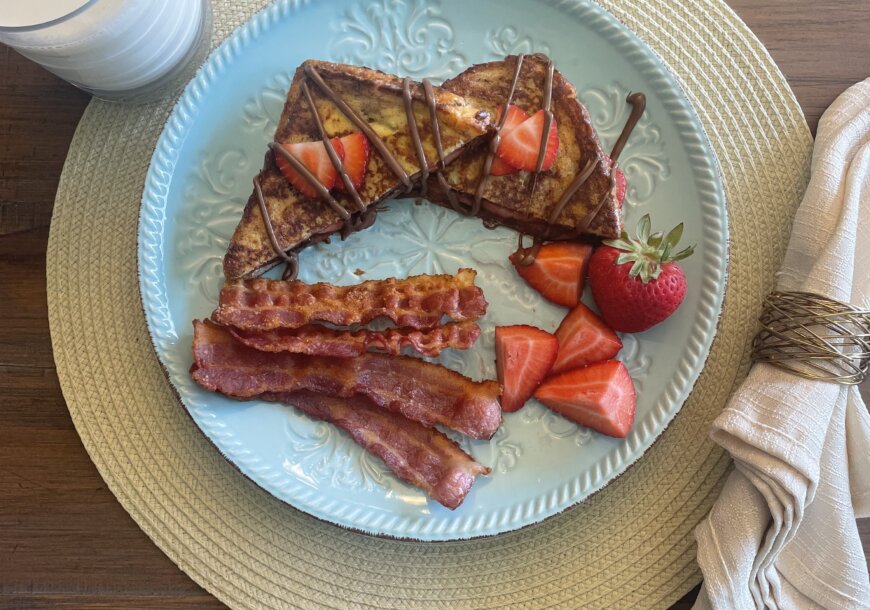 Strawberry Nutella French Toast