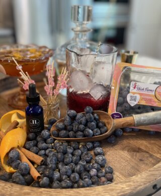 Bourbon Berry Smash cocktail recipe