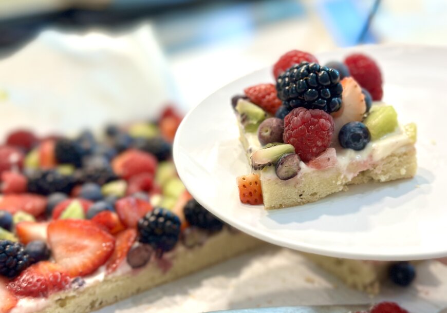Fruit Cookie Pizza Recipe from Wish Farms