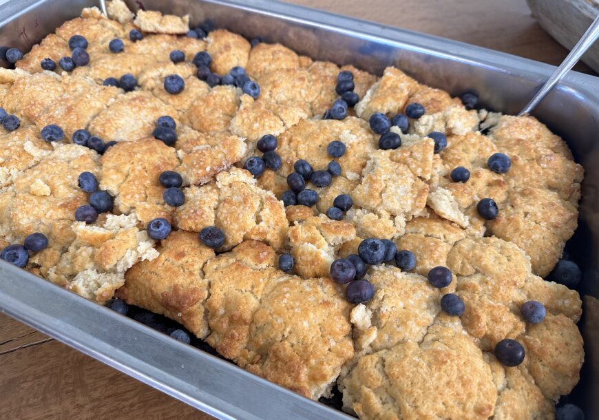 Wish Farms Blueberry Cobbler Easy Recipe