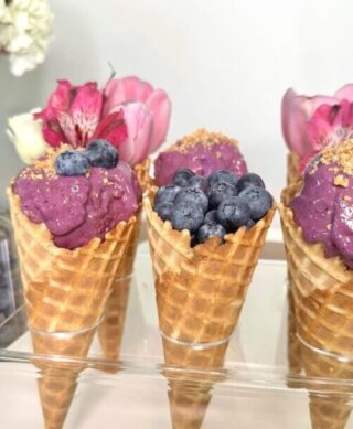 Ninja Blender Berry Cheesecake Ice Cream from Wish Farms