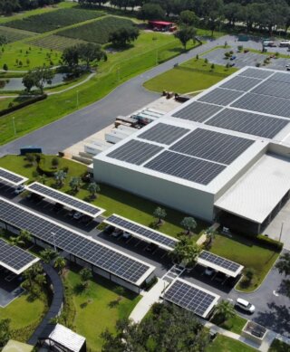 Wish Farms, headquarters in Plant City, is now 75% powered by solar energy.