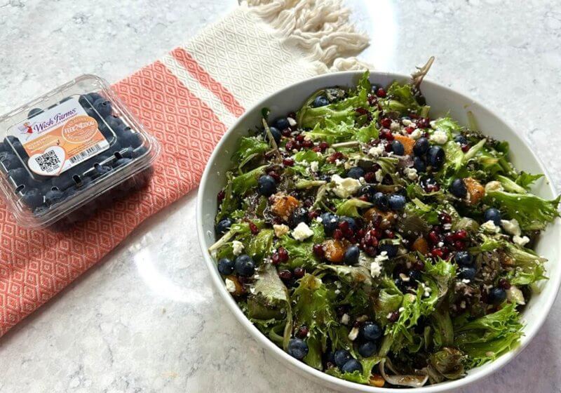 Blueberry and Pomegranate Power Bowl