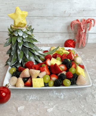 Christmas Tree Fruit Salad