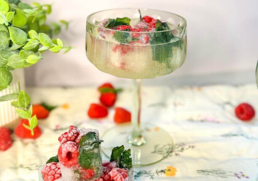 Raspberry Mint Ice Cubes banner